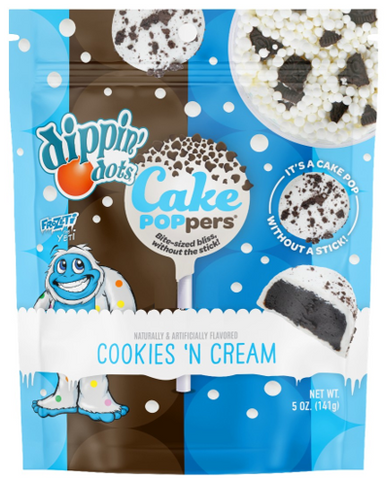 Dippin Dots Cake Poppers - Cookies n' Cream