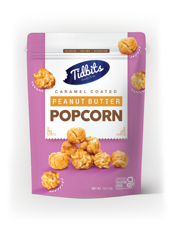 Caramel Coated Peanut Butter Popcorn