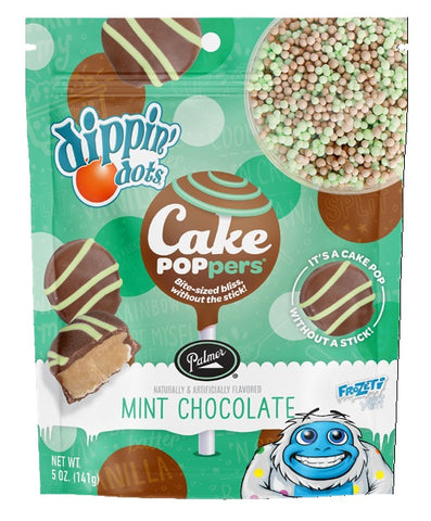Dippin Dots Cake Poppers - Mint Chocolate