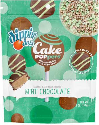Dippin Dots Cake Poppers - Mint Chocolate