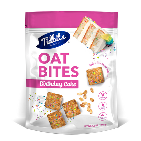 Birthday Cake Oat Bites