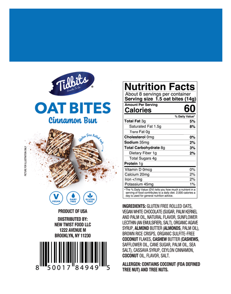 Cinnamon Bun Oat Bites