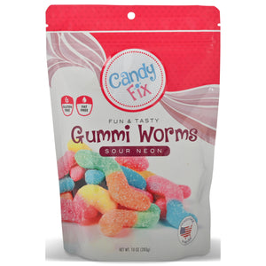 Gummi Worms Sour Neon