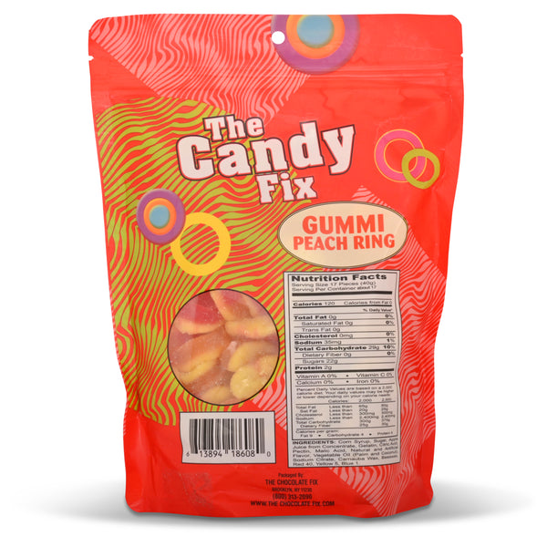 Gummi Peach Ring Family Size