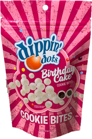 Dippin' Dots Birthday flavored Cookie Bites